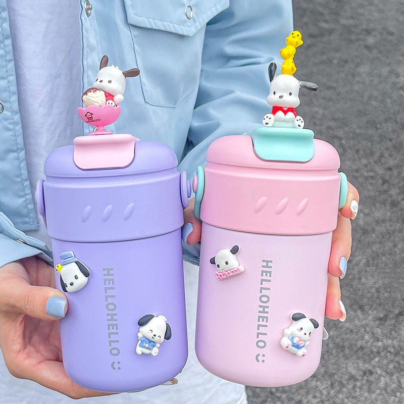 【限時鉅惠80%】【買一送一】便攜帶吸管保溫保冷奶茶杯咖啡杯